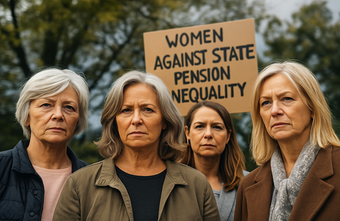 How did the state pension age changes lead to pension inequality for women