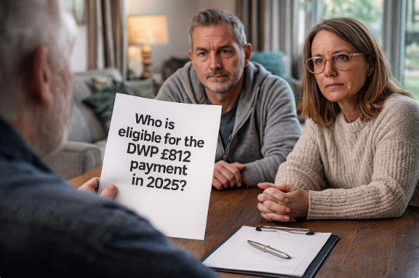 Who is eligible for the DWP £812 payment in 2025